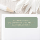 Search for winter wedding return address labels Modern