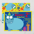 Search for hippo birthday invitations Animal