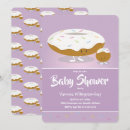 Search for doughnut baby shower invitations Purple