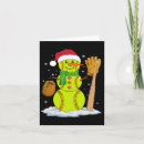 Search for softball christmas cards Santa claus