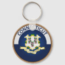 Search for connecticut state flag key rings America