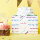 Search for new house wrapping paper Moving