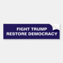 Search for fight bumper stickers Democracy