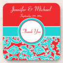 Search for damask wedding coasters White