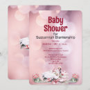 Search for tropical flowers baby shower invitations Party