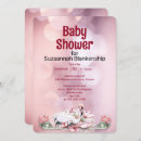 Search for tropical flowers baby shower invitations Party