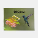 Search for hummingbird flowers doormats Welcome