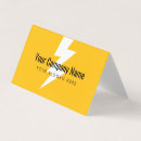 Search for lightning business cards Yellow