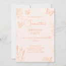 Search for peach butterfly invitations Butterflies