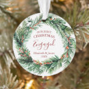 Search for eucalyptus christmas tree decorations Couples first christmas