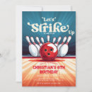 Search for strike bowling invitations Boys bowling party