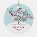 Search for love birds christmas tree decorations Husband and wife