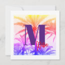 Search for palm invitations Retro