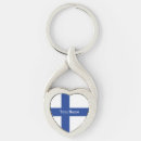 Search for finnish flag key rings Suomi