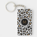 Search for leopard rectangular key rings Spots