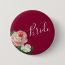 Search for floral wedding rose badges Bachelorette