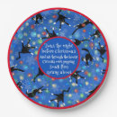 Search for funny christmas paper plates Cat