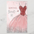 Search for red dress invitations Glitter