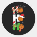 Search for basketball christmas stickers Player