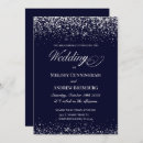 Search for navy blue diamond invitations Glitter