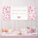 Search for pink graduation banners Celebration