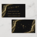 Search for black owned business cards Gold