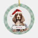 Search for cocker spaniel christmas tree decorations Puppy