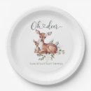 Search for deer baby shower plates Neutral
