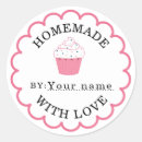 Search for homemade cupcakes stickers Handmade