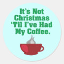 Search for christmas coffee stickers Funny