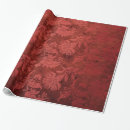 Search for red damask wrapping paper Modern