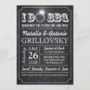 Search for diamond ring invitations Chalkboard