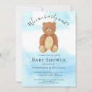 Search for we can bearly wait invitations Teddy bear
