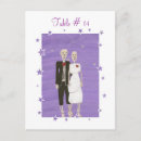 Search for wedding table number postcards Halloween