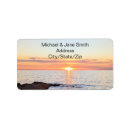 Search for ocean sunset return address labels Water