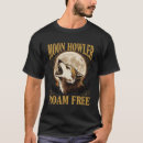 Search for wolf howling at the moon tshirts Nature lover