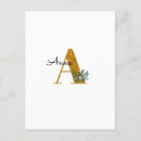Search for monogram a postcards Flower