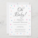 Search for oh gender reveal invitations He or she