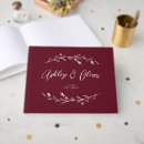 Search for burgundy guest books Boho