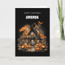 Search for haunted house cards Creepy