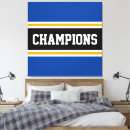 Search for blue orange canvas prints Black