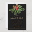 Search for red black save the dates Greenery