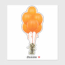 Search for orange balloon stickers Birthday