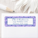 Search for royal purple return address labels Calligraphy