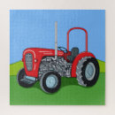 Search for farm tractor puzzles Blue