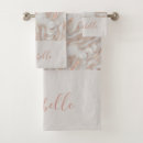 Search for marble rose gold bathroom accessories Pattern