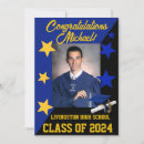 Search for royal blue black gold invitations Party