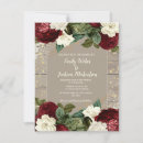 Search for burgundy and ivory wedding invitations Floral