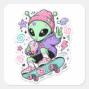 Search for cute alien stickers Space