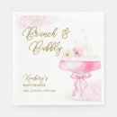 Search for brunch napkins Pink and gold